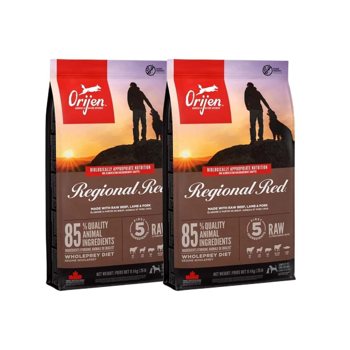 Orijen Regional Red 2x11,4 kg – Orijen