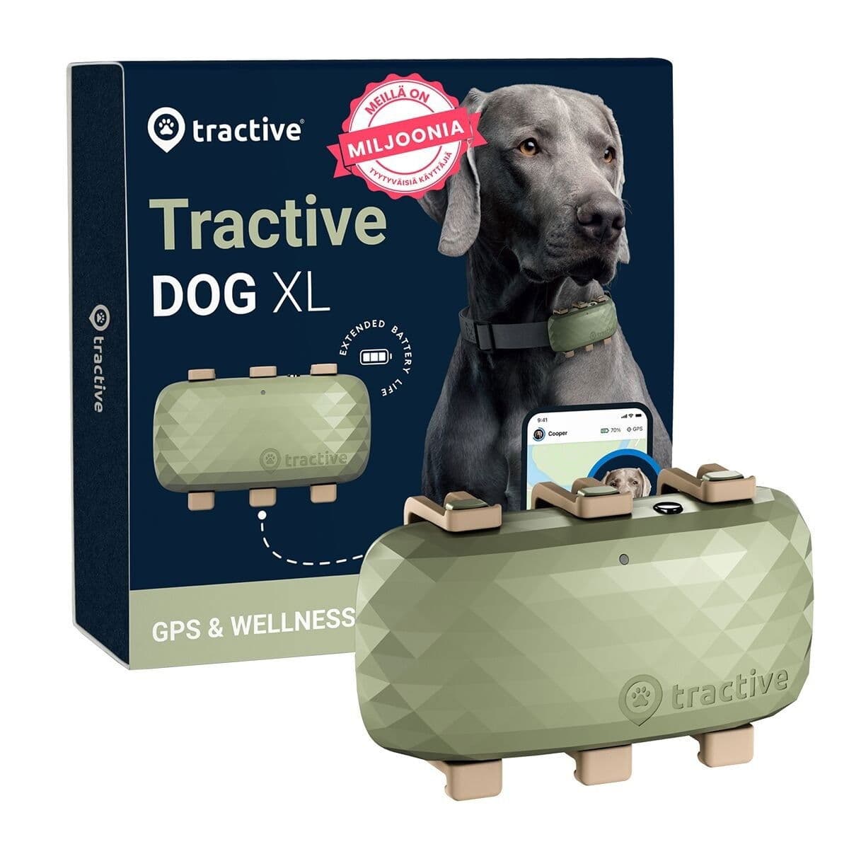 GPS koiralle Tractive XL – Tractive