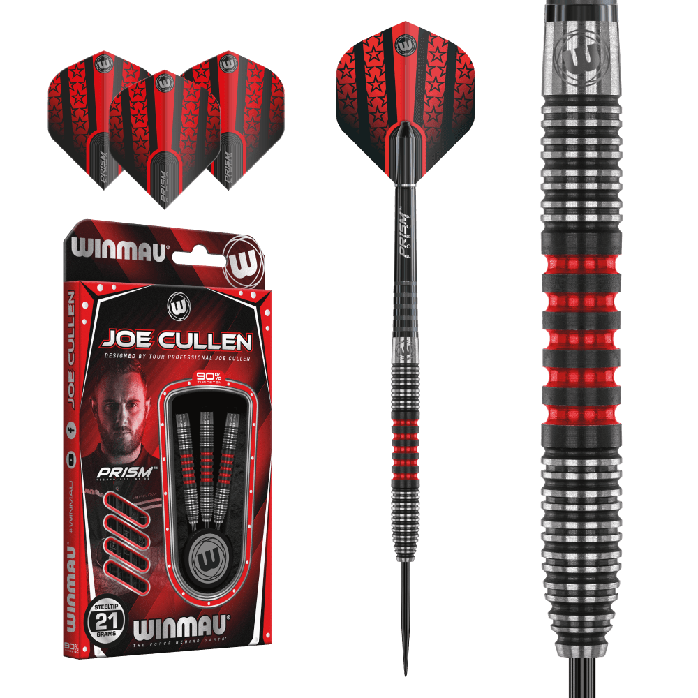Winmau Joe Cullen 90% Tungsten Darts-tikat - 21g – Winmau